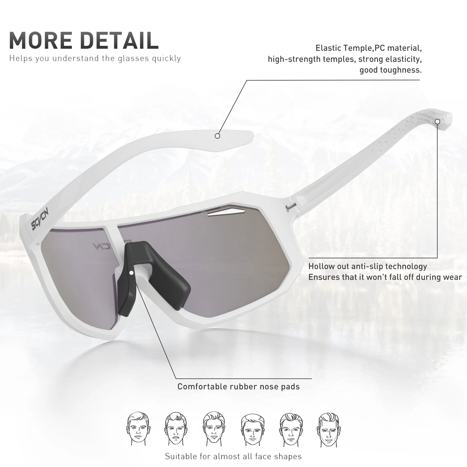 Chic Photochromic Cycling Shades